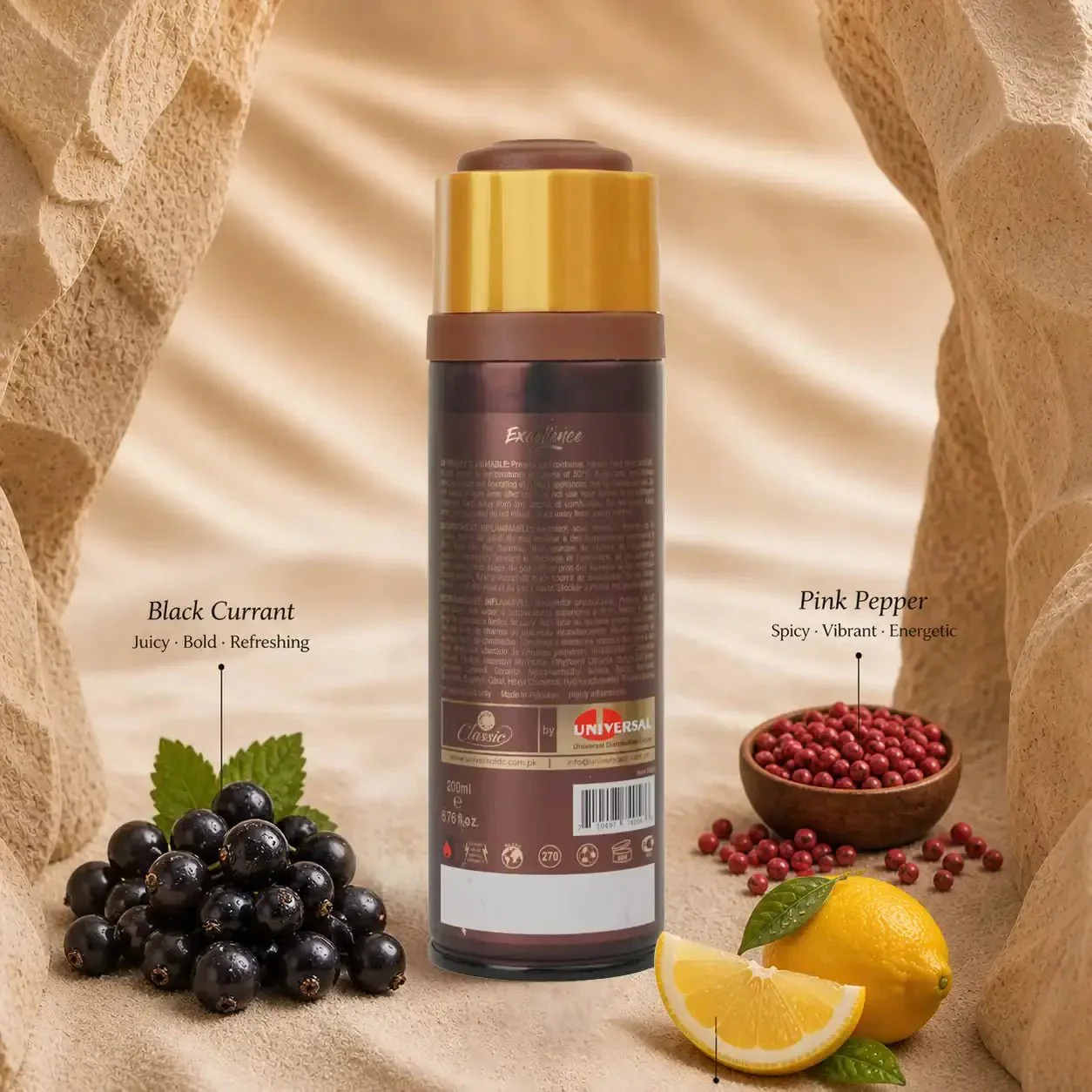 Classic Excellence Body Spray – Peak of Perfection (200ml) - Image 2