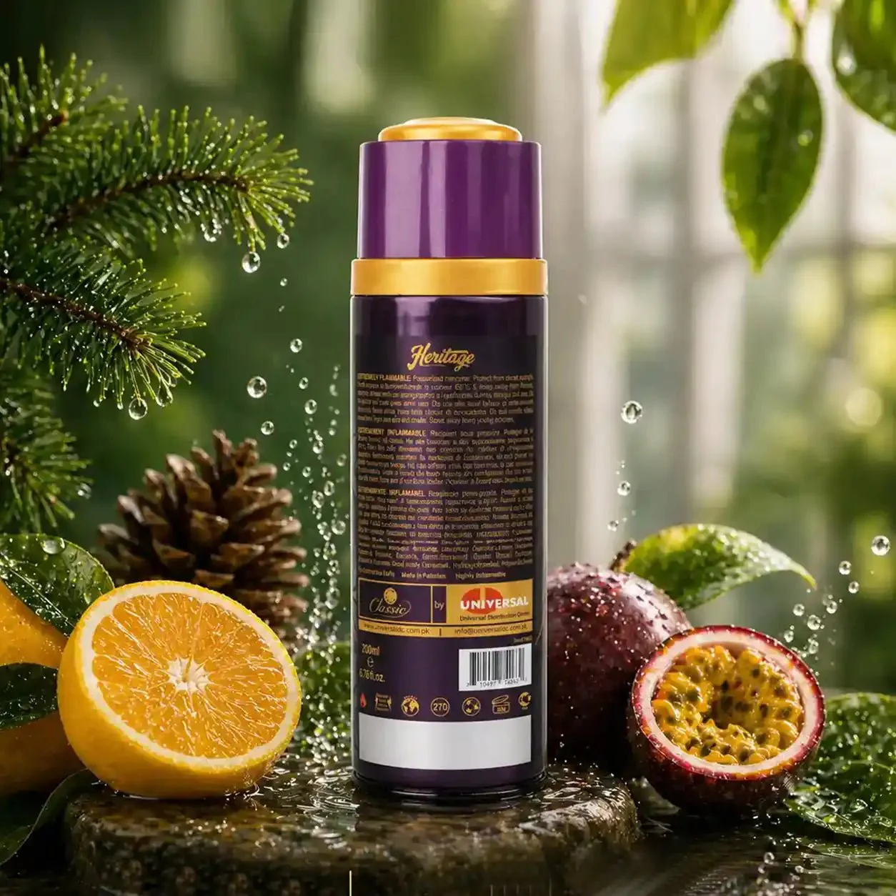 Classic Heritage Body Spray – Essence of Heritage (200ml) - Image 2