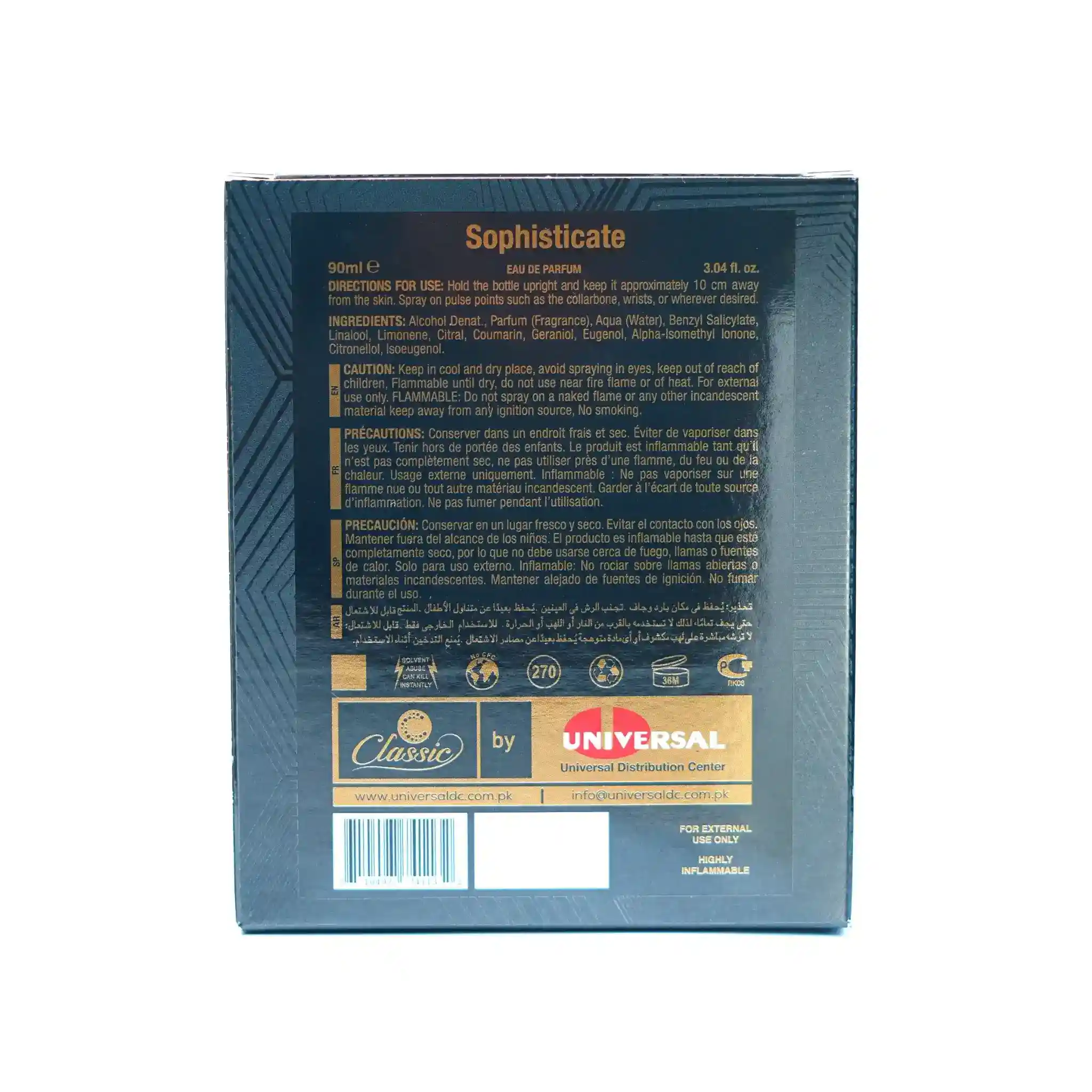 Classic Sophisticate Perfume 90ml - Image 2