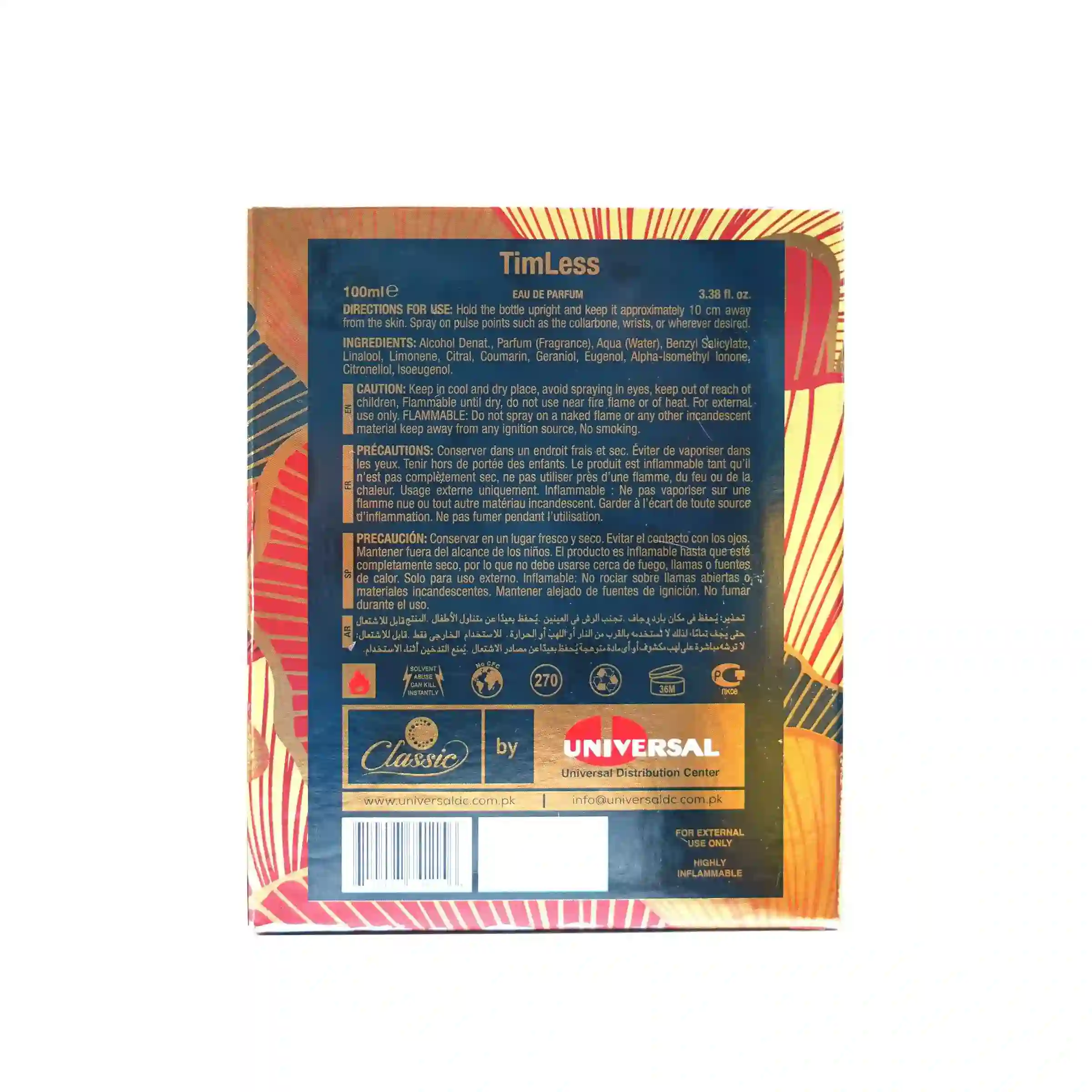Classic TimeLess Perfume 100ml - Image 3