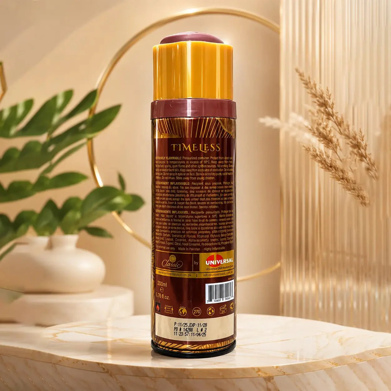 Classic Timeless Unisex Body Spray - 200ml | Long-Lasting Freshness for Everyone - Image 2