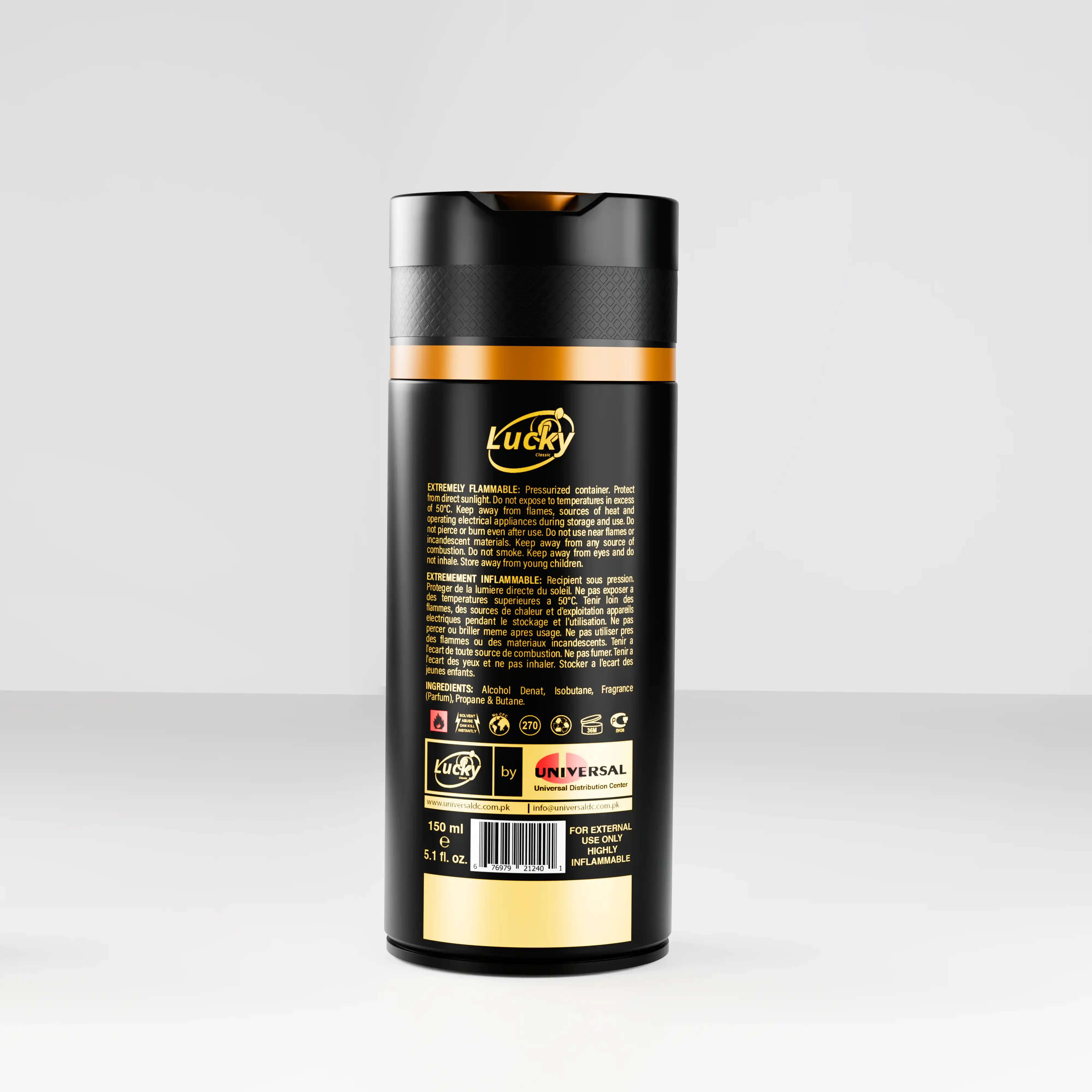Lucky Fire 150ml Body Spray at The Big Boss Store - Grab Yours Now! - Image 3