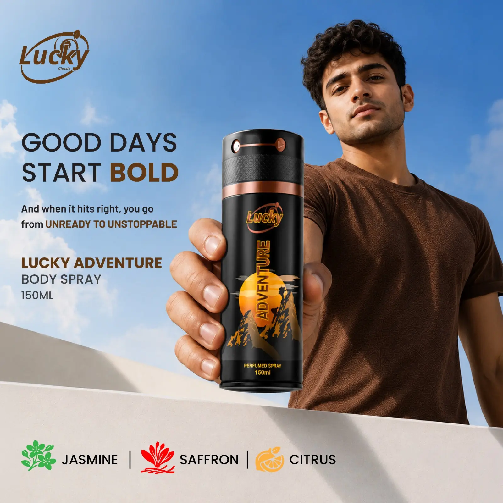 Lucky Adventure Body Spray 150ml