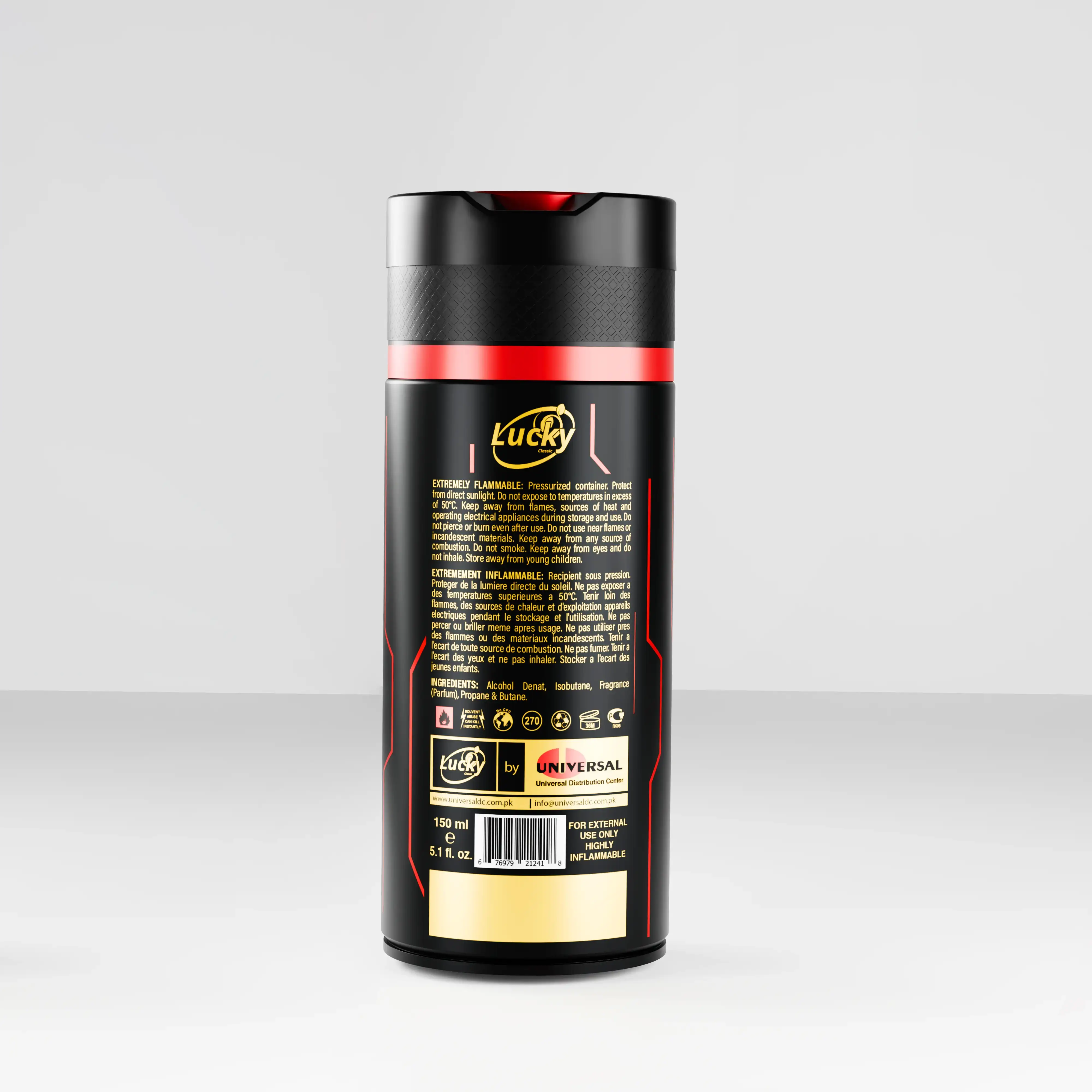 Lucky Power Fortunate Body Spray 150ml - Image 3