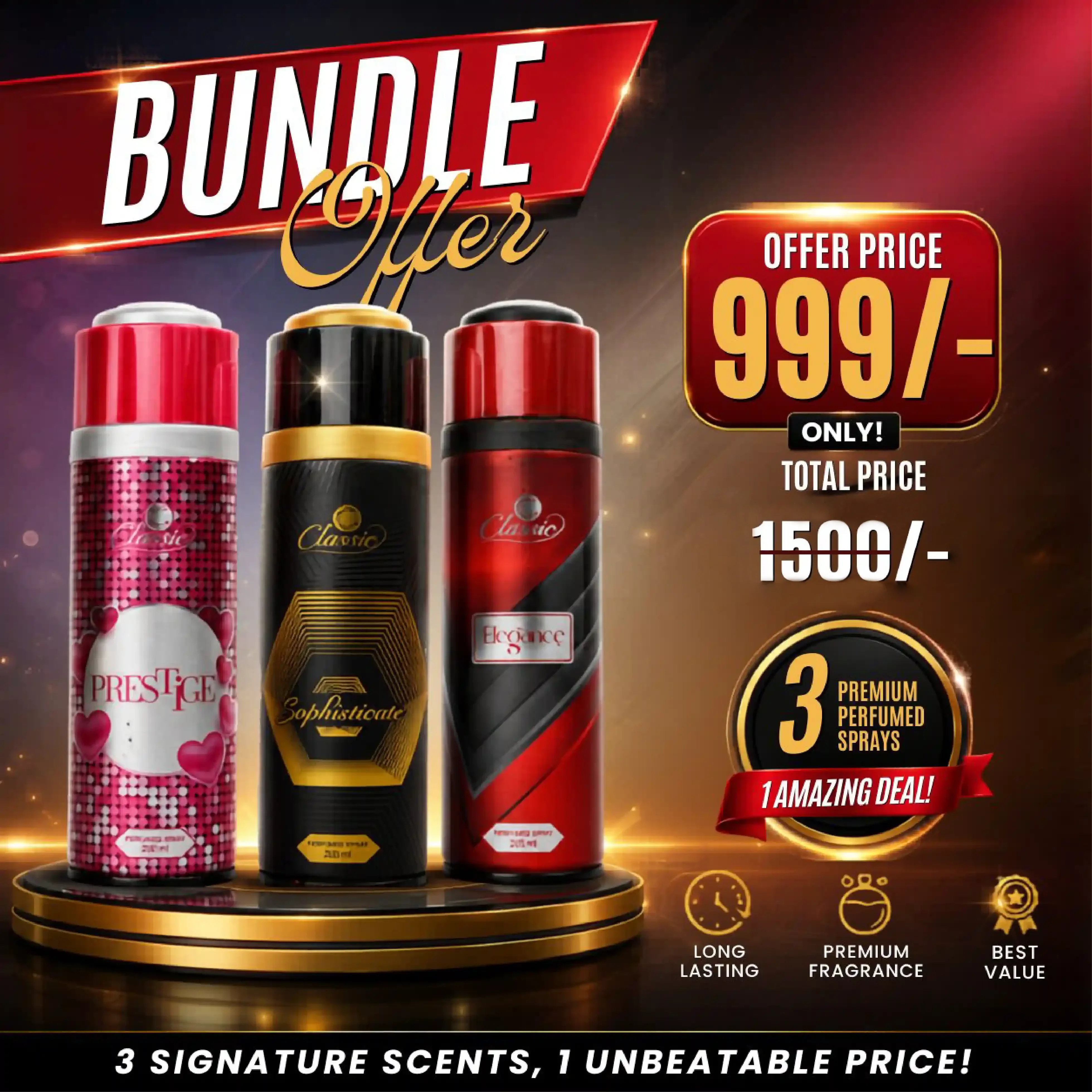 Special Bundle Offer: Classic Body Spray 200ml